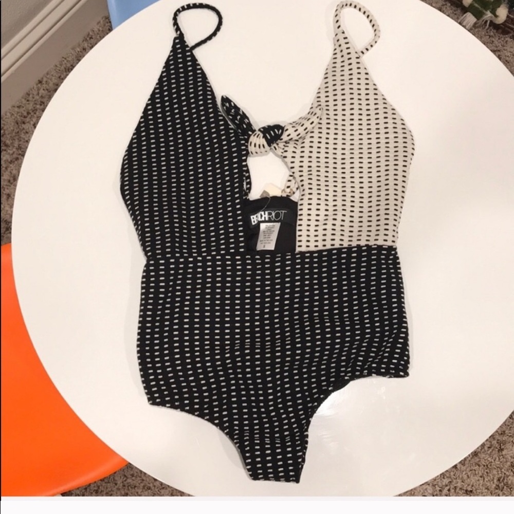 NWT Anthropology Beach Riot one piece sz small